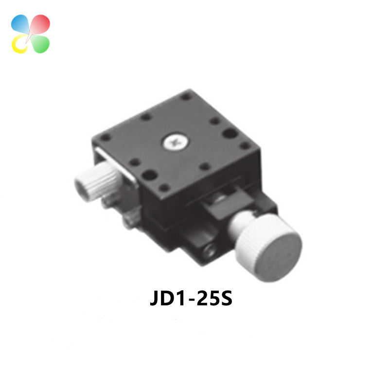  JD-25S 25*25mm 絲桿驅動 手動燕尾槽滑臺